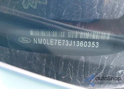 2018 Ford Transit Connect Xl из США, поврежденный, VIN NM0LE7E73J1360353